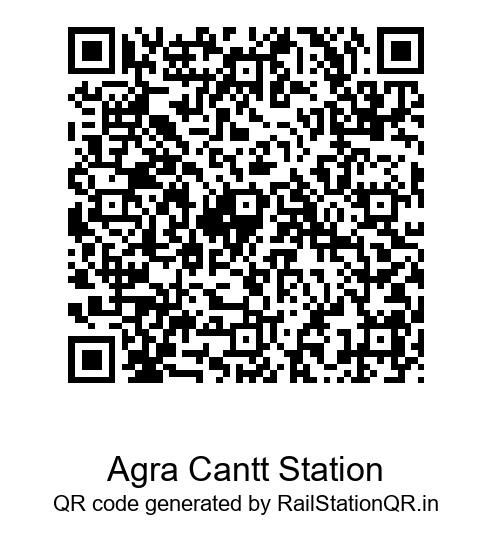 Agra Cantt QR Code