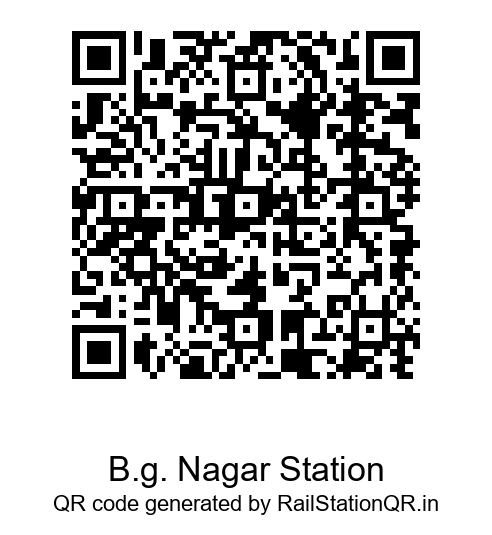 B.g. Nagar Station QR Code
