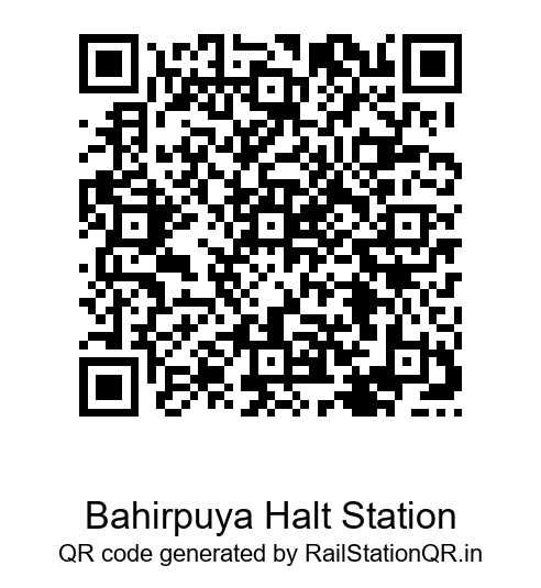 Bahirpuya Halt QR Code