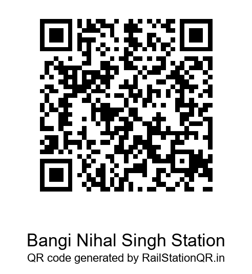 Bangi Nihal Singh Station QR Code