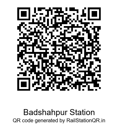 Badshahpur Station QR Code