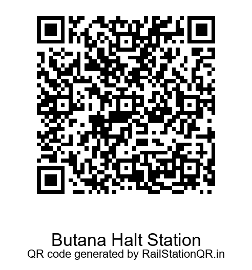 Butana Halt QR Code