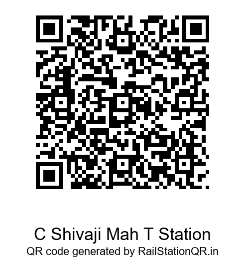 C Shivaji Mah T Station QR Code
