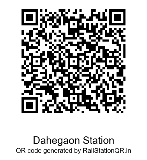 Dahegaon Station QR Code