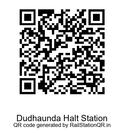Dudhaunda Halt QR Code