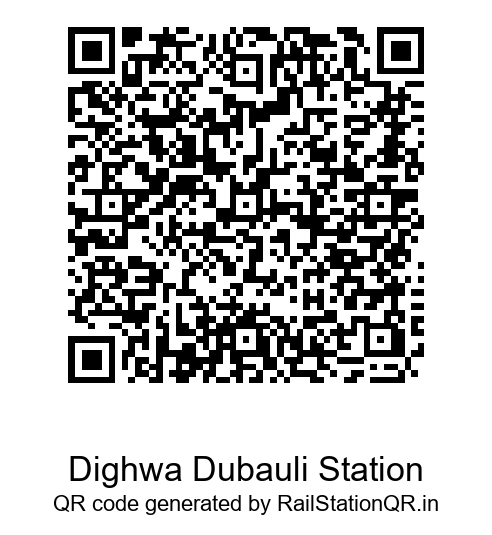 Dighwa Dubauli Station QR Code