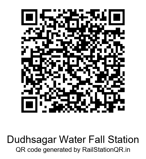 Dudhsagar Water Fall QR Code