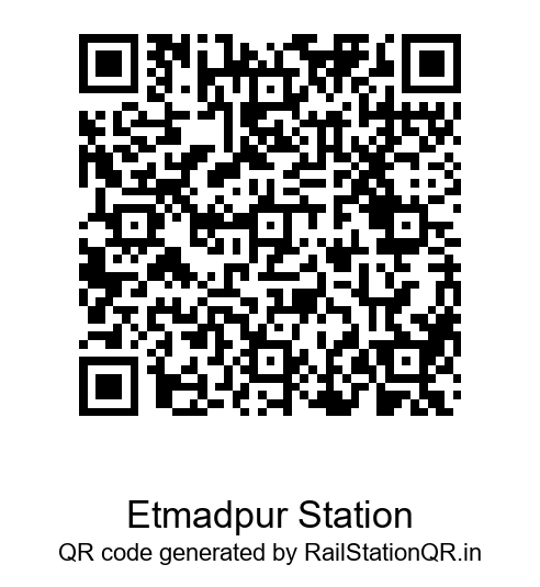 Etmadpur Station QR Code