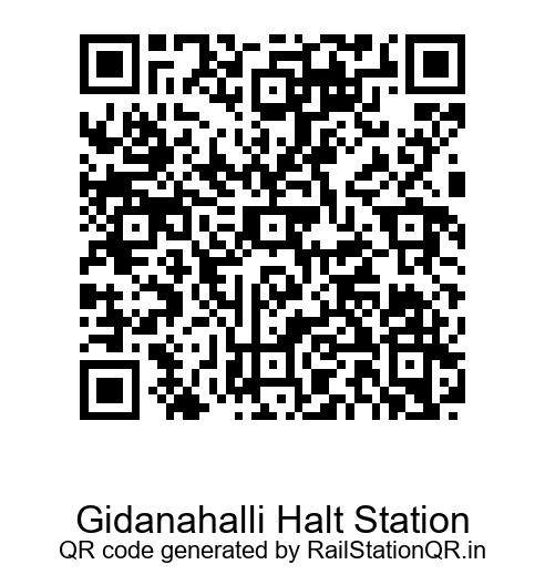 Gidanahalli Halt Station QR Code