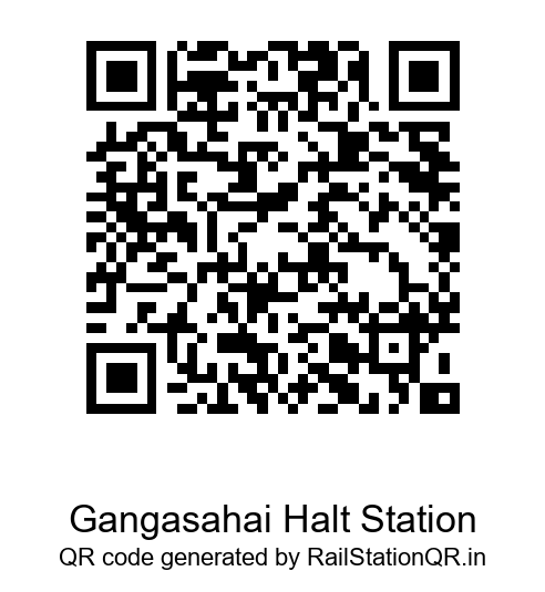 Gangasahai Halt QR Code