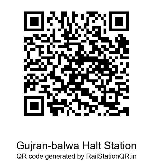 Gujran-balwa Halt QR Code