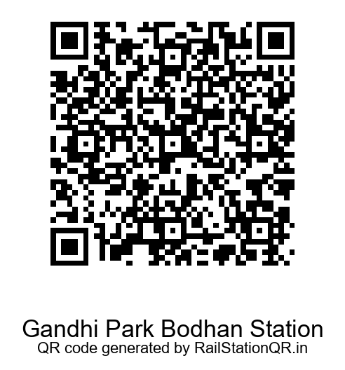 Gandhi Park Bodhan QR Code