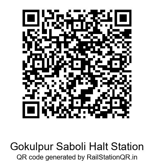 Gokulpur Saboli Halt QR Code