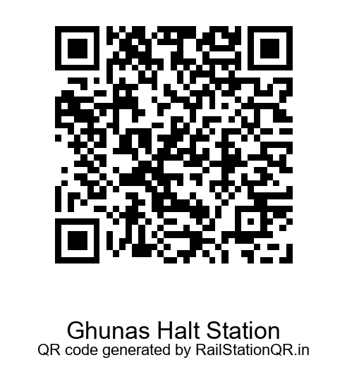 Ghunas Halt Station QR Code
