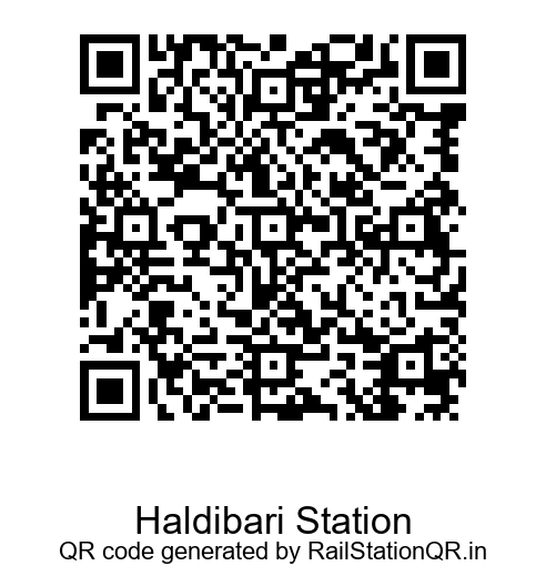 Haldibari Station QR Code