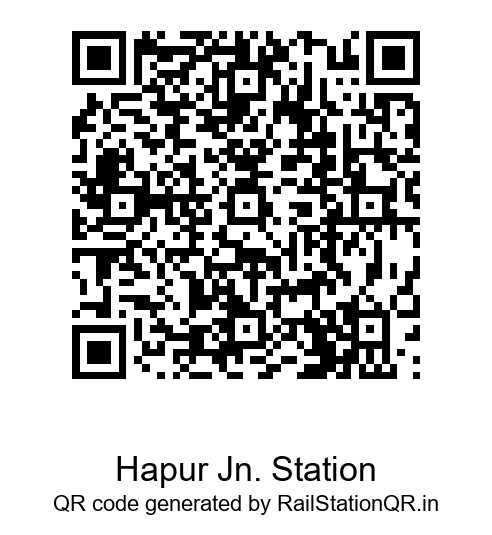Hapur Jn. Station QR Code