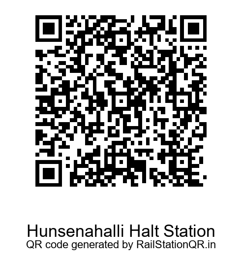 Hunsenahalli Halt QR Code