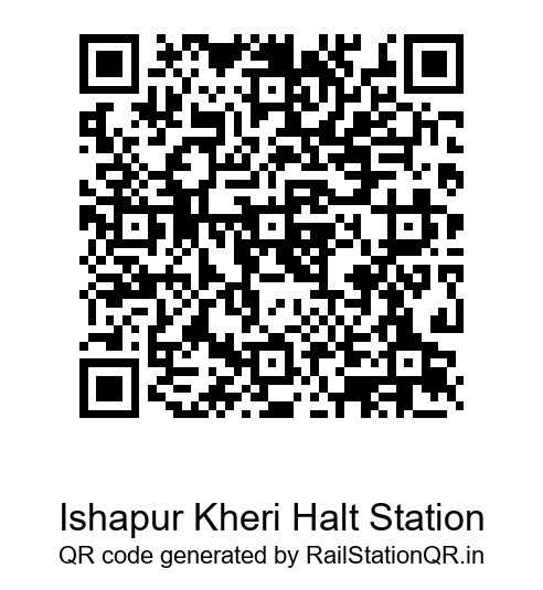 Ishapur Kheri Halt Station QR Code