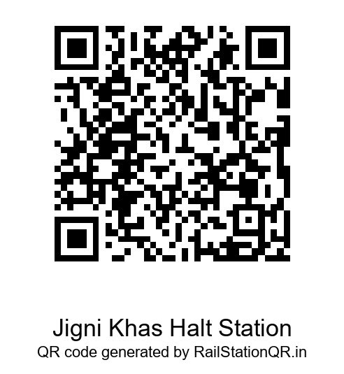 Jigni Khas Halt Station QR Code