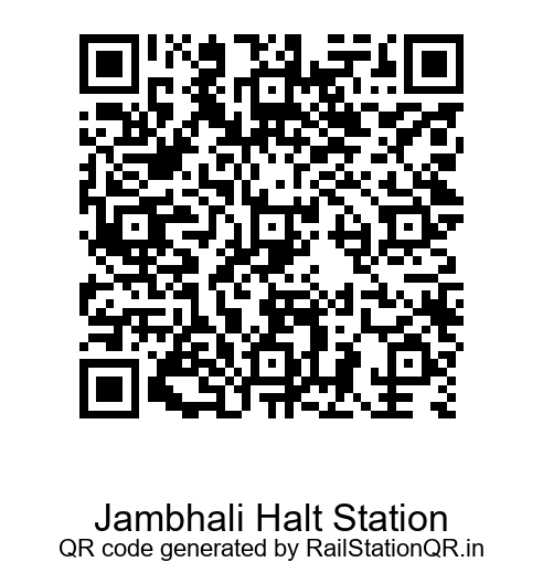 Jambhali Halt Station QR Code