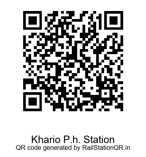 Khario Passenger Halt QR Code