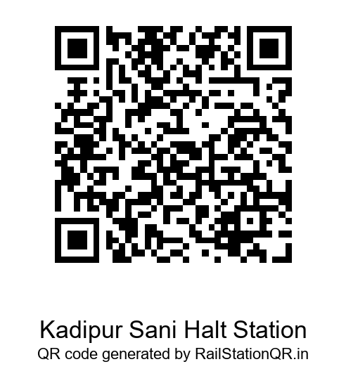 Kadipur Sani Halt QR Code