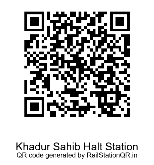 Khadur Sahib Halt QR Code