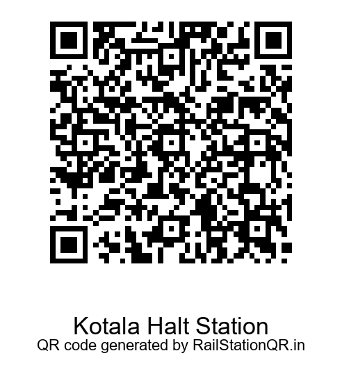 Kotala Halt Station QR Code