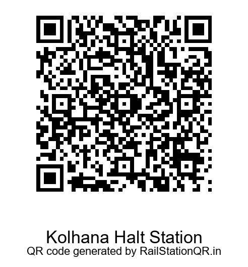 Kolhana Halt Station QR Code