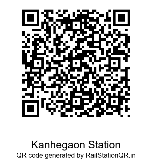 Kanhegaon Station QR Code