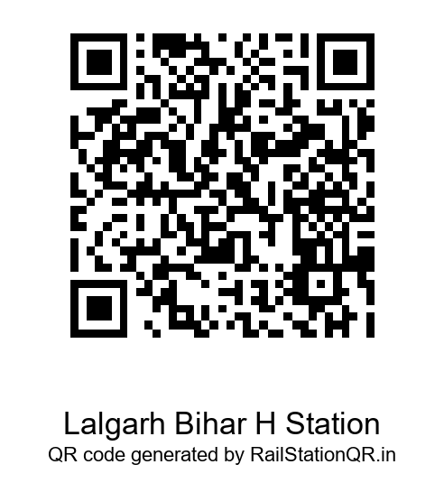 Lalgarh Bihar Halt QR Code