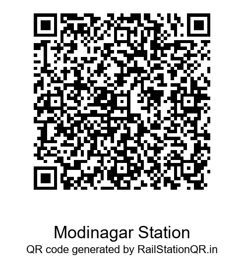 Modinagar Station QR Code
