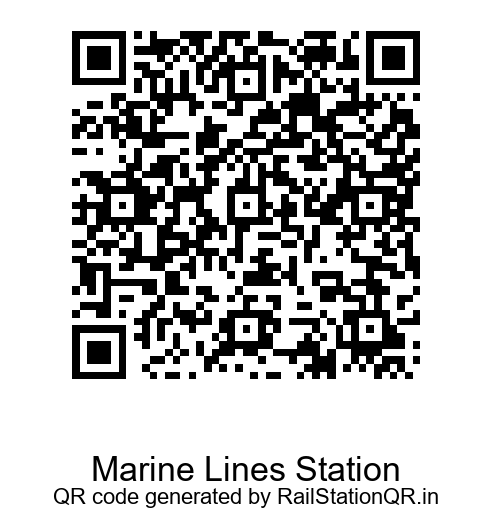 Marine Lines Station QR Code