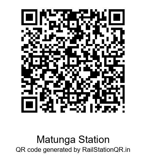 Matunga Station QR Code
