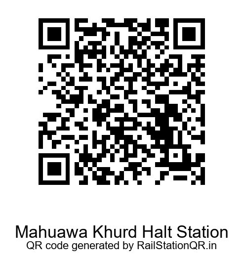 Mahuawa Khurd Halt QR Code