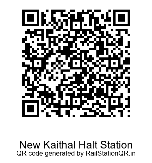 New Kaithal Halt Station QR Code