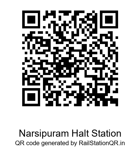 Narsipuram Halt QR Code