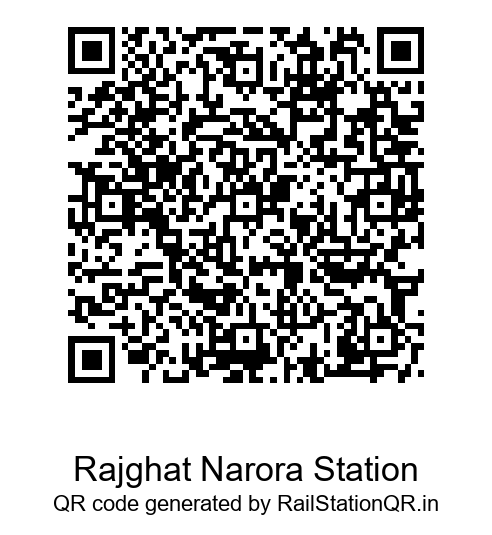 Rajghat Narora Station QR Code