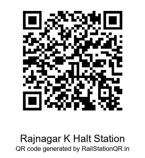 Rajnagar K Halt QR Code