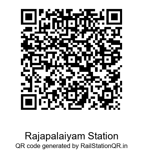 Rajapalaiyam Station QR Code