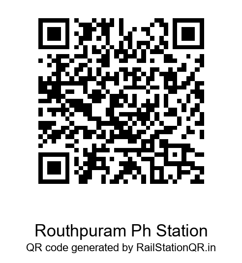 Routhpuram Passenger Halt QR Code