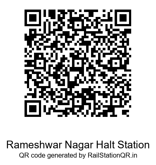 Rameshwar Nagar Halt Station QR Code
