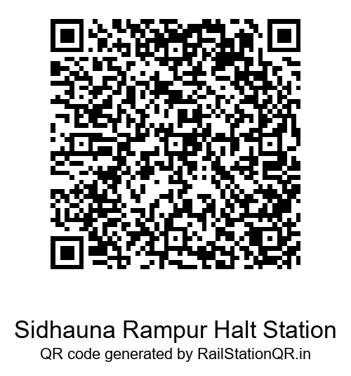 Sidhauna Rampur Halt Station QR Code