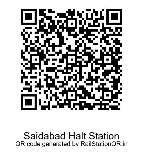 Saidabad Halt QR Code