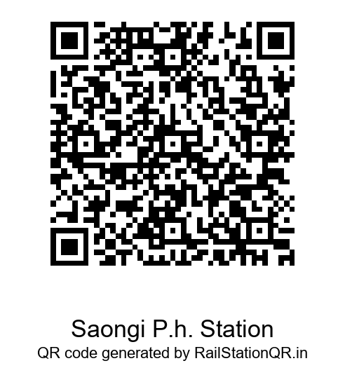Saongi Passenger Halt QR Code