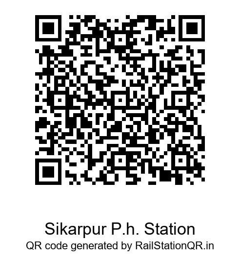 Sikarpur Passenger Halt QR Code