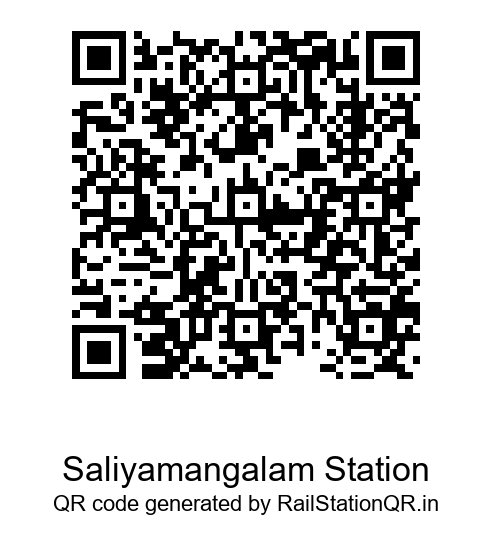 Saliyamangalam Station QR Code