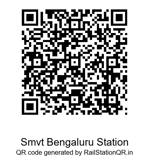 Smvt Bengaluru Station QR Code