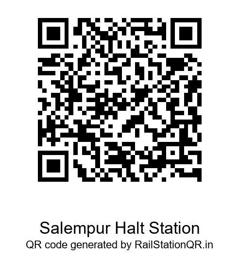 Salempur Halt QR Code