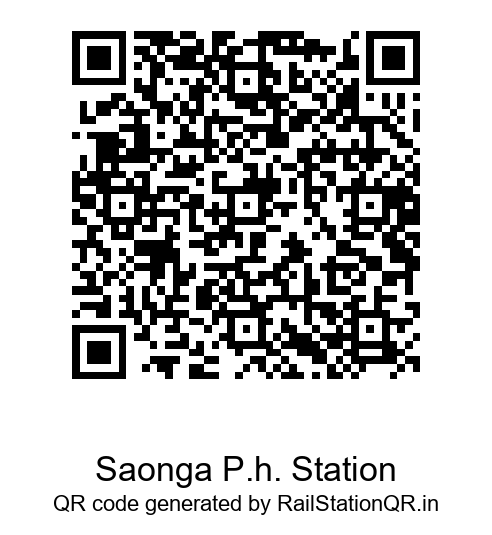 Saonga Passenger Halt QR Code